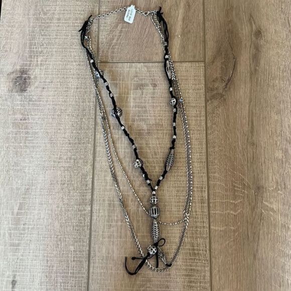 Free People Long Layered Necklace - Picture 1 of 5